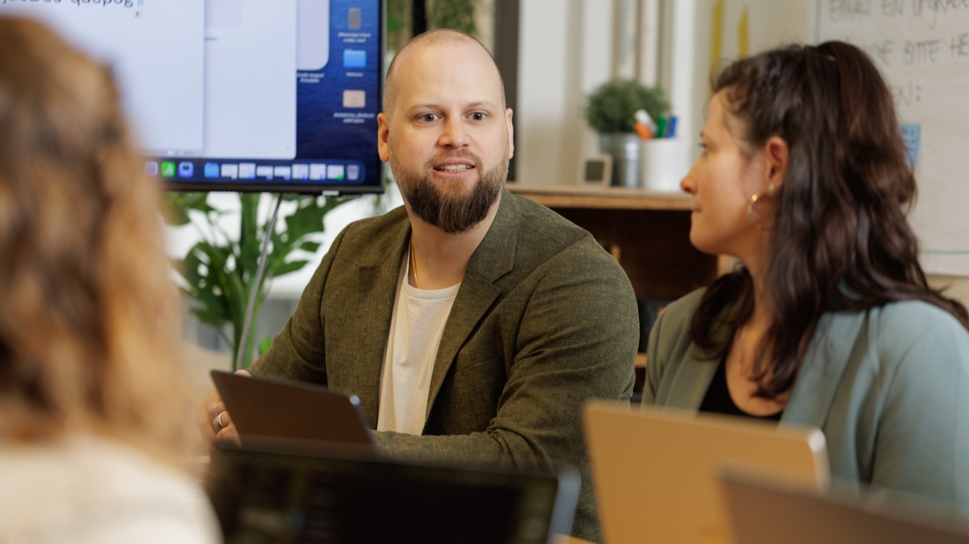 Stefan Sterchi bei der Arbeit